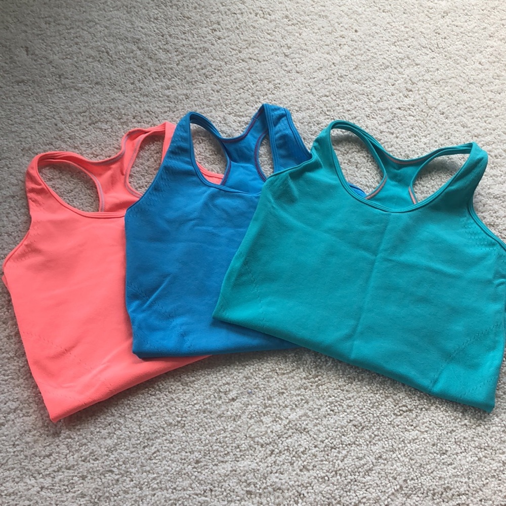 Orange and Blue and Teal Ivivva Tank Top BUNDLE